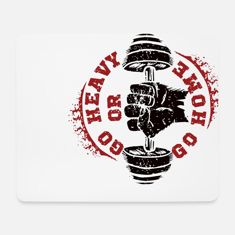 body building - Mouse Pad (horizontal) - white