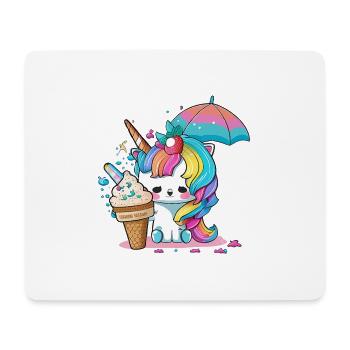 Unicorn Fairy Dust - Let yourself be enchanted - Mouse Pad (horizontal) - white - Front