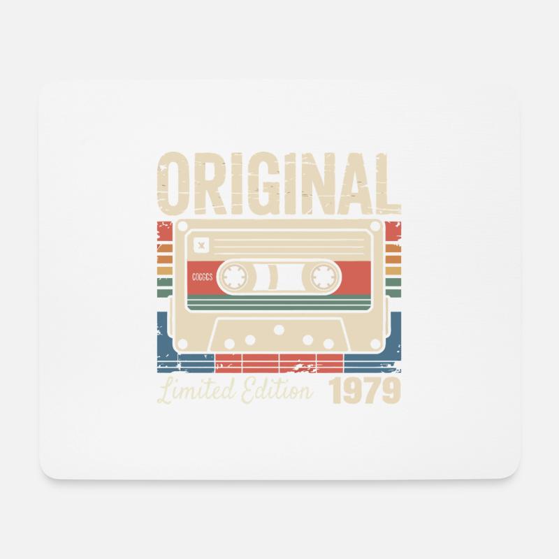 47. Jubiläum – Vintage-Geschenk 1979 - Mousepad (Querformat) - Weiß