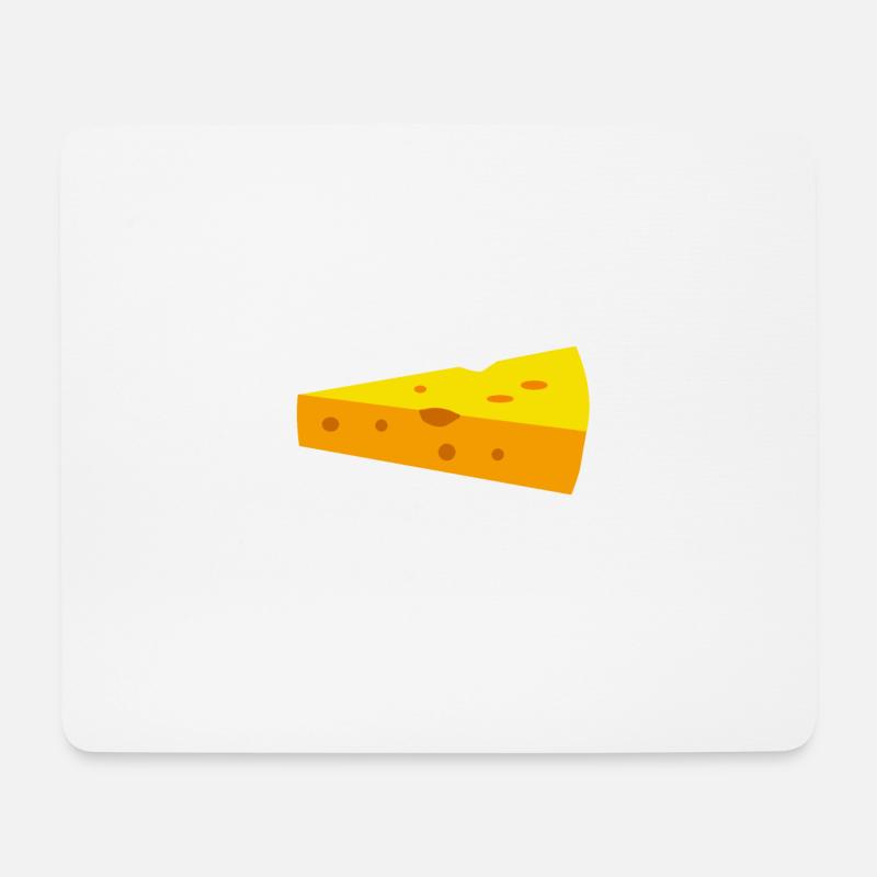 cheese - Mouse Pad (horizontal) - white