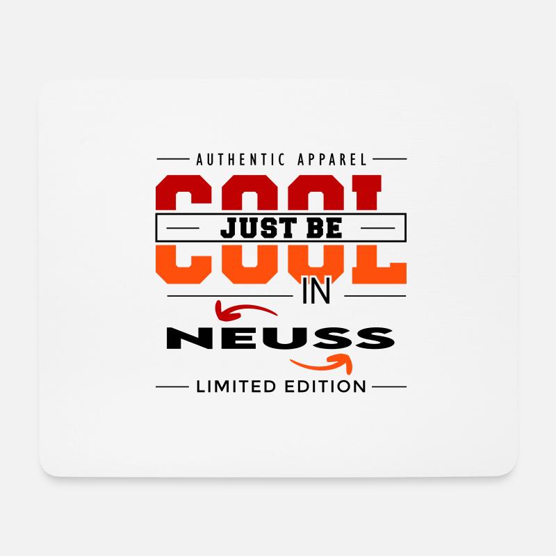 Neuss Meine Stadt Cool I Love Reise Tour - Mousepad (Querformat) - Weiß