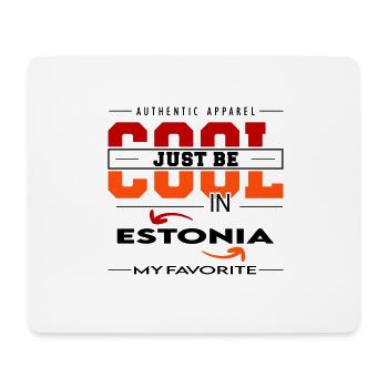 Estonia Estland Land Urlaub Reise verreisen - Mousepad (Querformat) - Weiß - Vorne