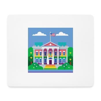 White House - Mousepad (Querformat) - Weiß - Vorne