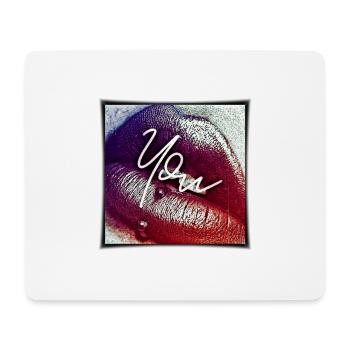 Kiss you - Mouse Pad (horizontal) - white - Front