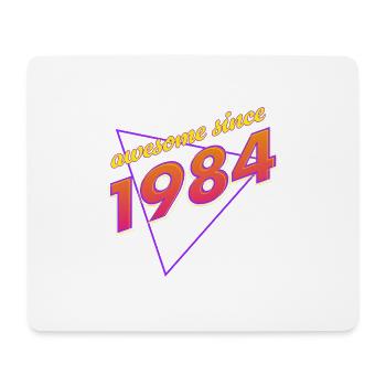 Retro Awesome: Born in '84 - Mouse Pad (horizontal) - white - Front
