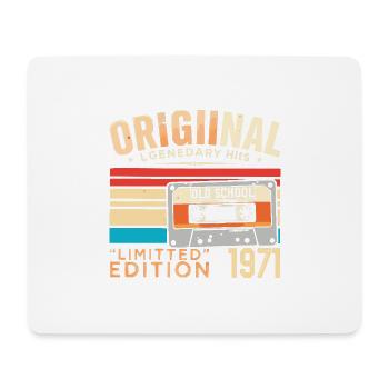 Original 1971, Legendary since 1971 Vintage 1971 - Mouse Pad (horizontal) - white - Front