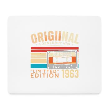 Original 1963, Legendary since 1963 Vintage 1963 - Mouse Pad (horizontal) - white - Front