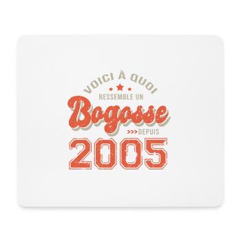 2005 anniversaire bogosse cadeau drole 18 ans - Tapis de souris (format paysage) - blanc - Devant