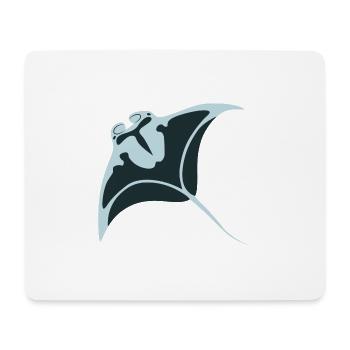 Meerestiere - Mousepad (Querformat) - Weiß - Vorne