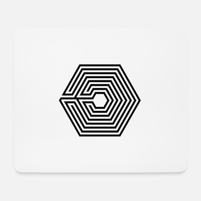 OVERDOSE LOGO - Mousepad (Querformat) - Weiß