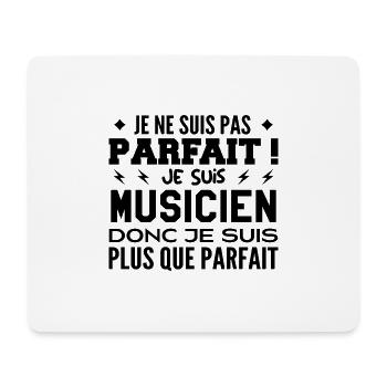 Un Musicien plus que parfaite, métier de rêve - Tapis de souris (format paysage) - blanc - Devant