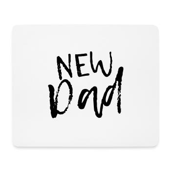New Dad - annonce pour les nouveaux papas - Tapis de souris (format paysage) - blanc - Devant