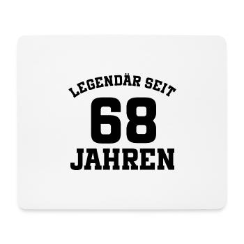68 jahre Alt 68. geburtstag - Mousepad (Querformat) - Weiß - Vorne