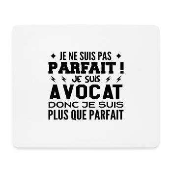Un Avocat plus que parfaite, métier de rêve Avocat - Tapis de souris (format paysage) - blanc - Devant