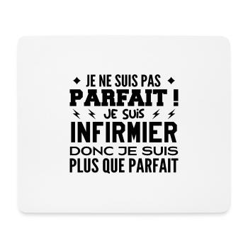 Un Infirmier plus que parfaite, métier de rêve - Tapis de souris (format paysage) - blanc - Devant