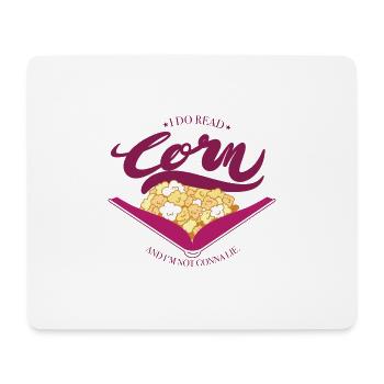 Corn Reading Tee - Mousepad (Querformat) - Weiß - Vorne