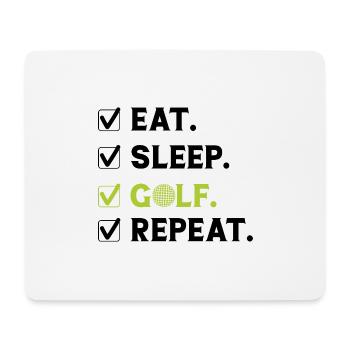 Golf Golfing Golfer Golfer Golf Club - Tapis de souris (format paysage) - blanc - Devant