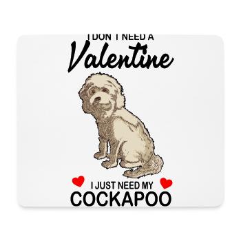 Cockapoo - Mousepad (Querformat) - Weiß - Vorne