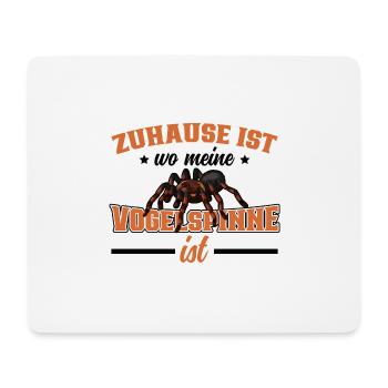Vogelspinne - Mousepad (Querformat) - Weiß - Vorne