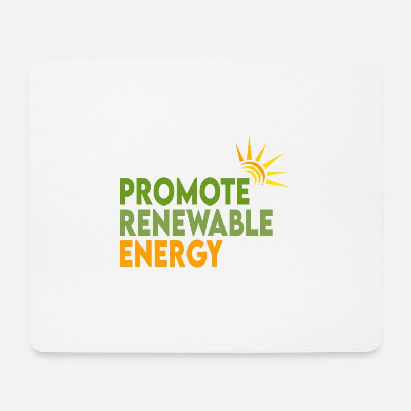Erneuerbare Energien - Mousepad (Querformat) - Weiß