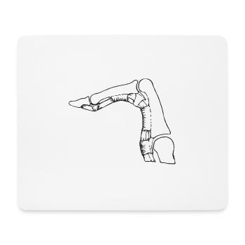 Crimp1 ohne Schrift - Mousepad (Querformat) - Weiß - Vorne