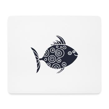 Meerestiere - Mousepad (Querformat) - Weiß - Vorne