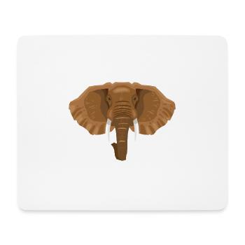 Wildtiere - Mousepad (Querformat) - Weiß - Vorne