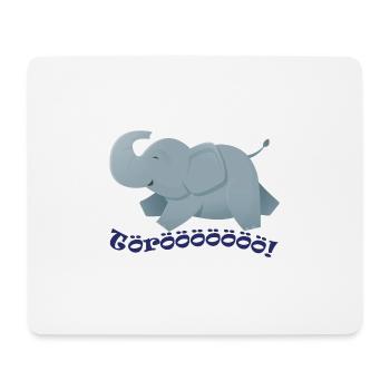 Wildtiere - Mousepad (Querformat) - Weiß - Vorne