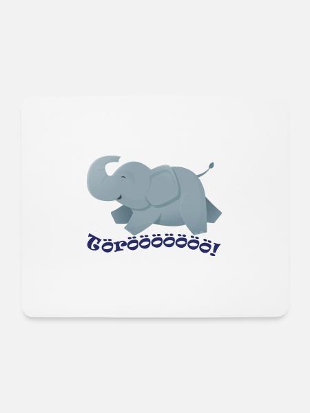 Wildtiere - Mousepad (Querformat) - Weiß