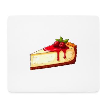 Cheesecake - Mouse Pad (horizontal) - white - Front