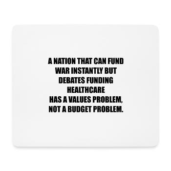 NATIONS OF WAR - Mousepad (Querformat) - Weiß - Vorne