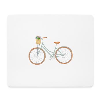 Bicycle - Mouse Pad (horizontal) - white - Front