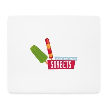 Sommer - Mousepad (Querformat) - Weiß - Vorne