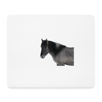 Pferde T-shirt Geschenk Reiter  - Mousepad (Querformat) - Weiß - Vorne