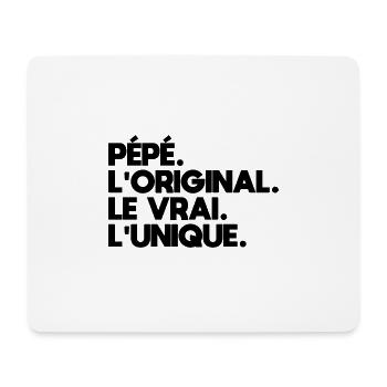 Opa Das Original Das Echte Das Einzigartige Geschenk - Mousepad (Querformat) - Weiß - Vorne