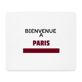 BIENVENUE à PARIS - Tapis de souris (format paysage) - blanc - Devant