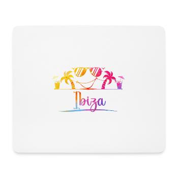 Groove de plage tropicale - Tapis de souris (format paysage) - blanc - Devant