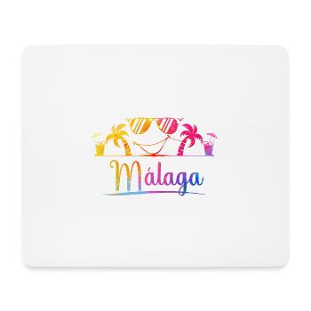 Málaga Tropical Palm Sunglasses - Mouse Pad (horizontal) - white - Front