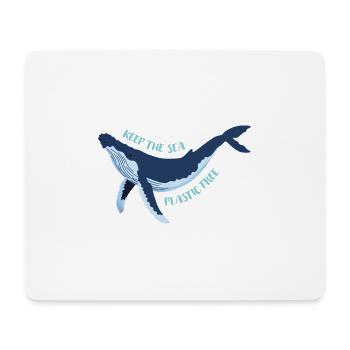 Meerestiere - Mousepad (Querformat) - Weiß - Vorne