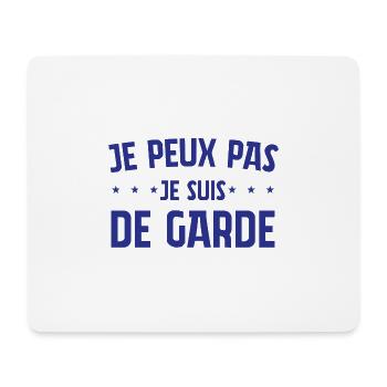 I CAN'T I'M ON CALL QUOTES - Mouse Pad (horizontal) - white - Front
