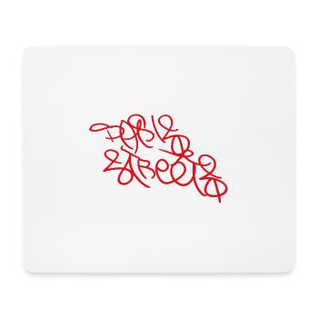 Souvenir d’art urbain Paris Streets - Tapis de souris (format paysage) - blanc - Devant