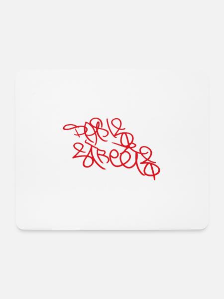 Paris Streets Streetart Souvenir - Mousepad (Querformat) - Weiß