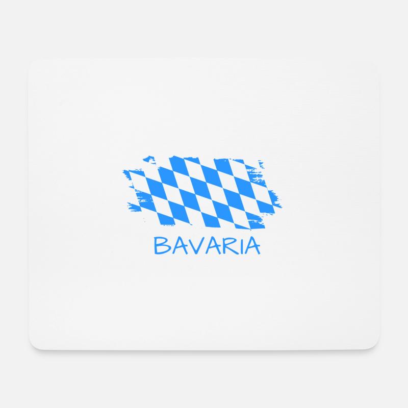 Bavaria - Mousepad (Querformat) - Weiß