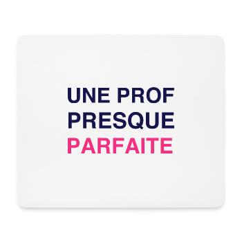 Ecole / Prof / Instit / Professeur / Maîtresse - Tapis de souris (format paysage) - blanc - Devant