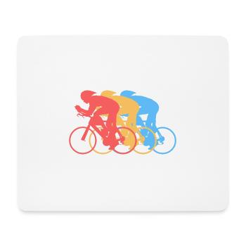 Fahrrad - Mousepad (Querformat) - Weiß - Vorne
