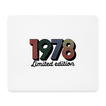 Vintage 1978 limited edition - Mouse Pad (horizontal) - white - Front