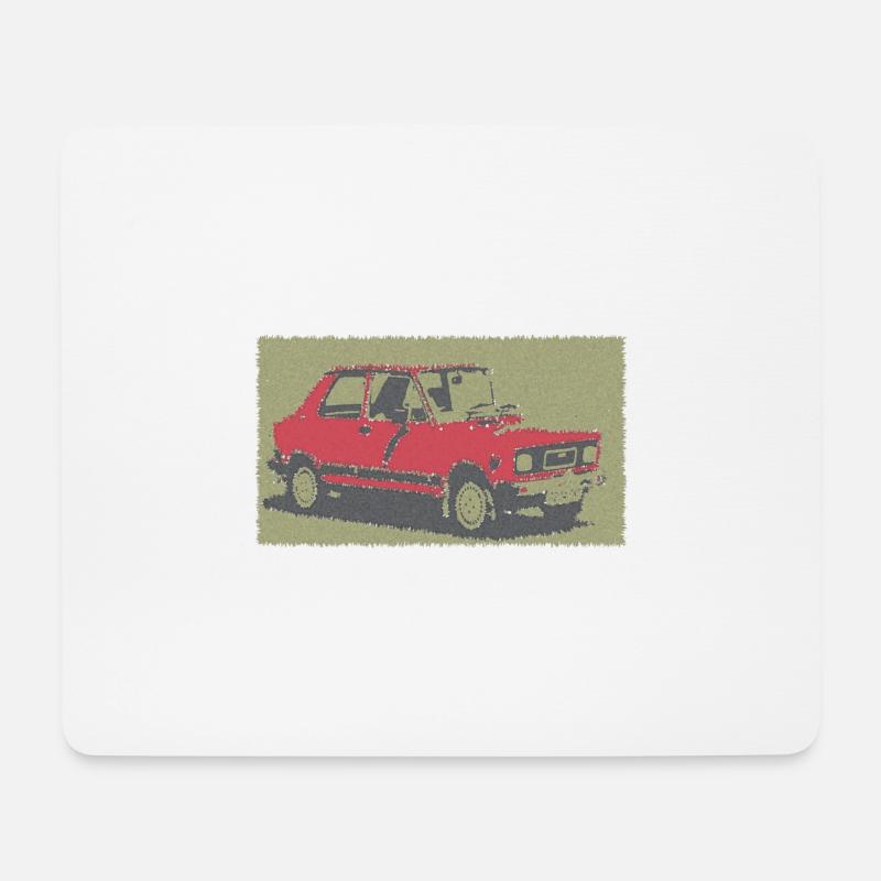 Zastava Yugo - Mousepad (Querformat) - Weiß