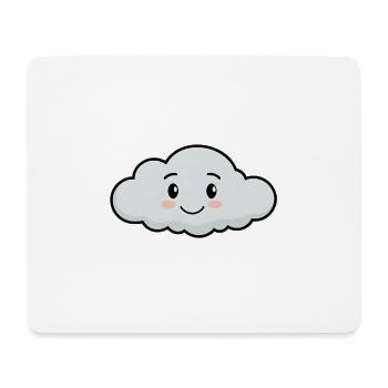 Cuddly cloud friend - Mouse Pad (horizontal) - white - Front