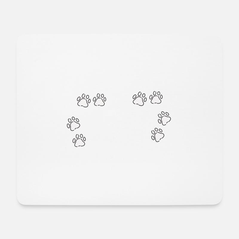 Lieber zwei Katzen als eine Katze,katze - Mousepad (Querformat) - Weiß
