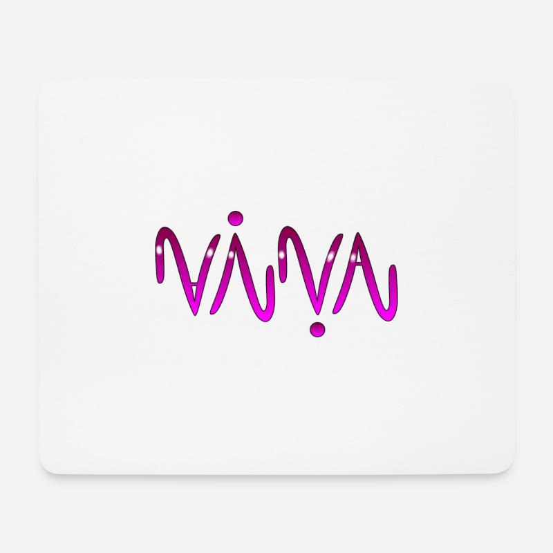 Nina - Mousepad (Querformat) - Weiß